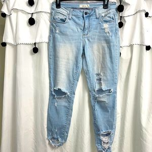 Ripped Jeans ankle length size 7